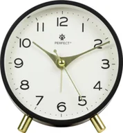 Zegary - Perfect Budzik Perfect BB11007 czarny cichy mechanizm . - miniaturka - grafika 1