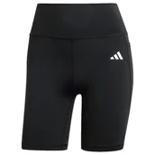 Spodnie sportowe damskie - Legginsy damskie adidas Optime Essentials Stash Pocket 7in Shorts Black S - miniaturka - grafika 1