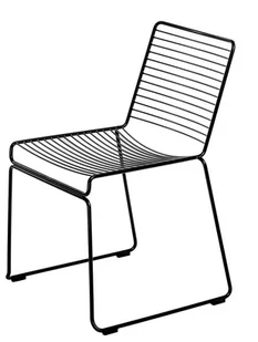 Elior Krzesło Hagos - czarne - Krzesła - miniaturka - grafika 1