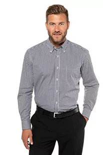 JP 1880 Męska koszula w dużych rozmiarach, duże rozmiary, rozmiary L-8XL, biznesowa, w kratkę, do 8XL, Comfort Fit 722859, czarny (czarny 72285910), 7XL - Koszule męskie - miniaturka - grafika 1