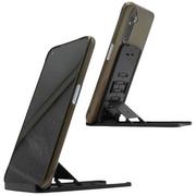 Statywy fotograficzne - Regulowany stojak uchwyt Alogy składana podstawka na biurko na telefon/ tablet Czarna - miniaturka - grafika 1
