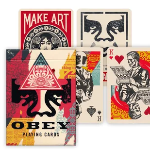 Obey Playing Cards Collage edition, karty - karty - Gry karciane - miniaturka - grafika 1