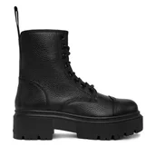 Botki damskie - Trzewiki G-Star Raw CEO-WB-ADELA-07 Czarny - miniaturka - grafika 1