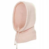 Czapki damskie - Kaptur damski VIVIEN Pudrowy róż - miniaturka - grafika 1