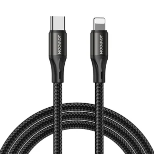 Joyroom kabel do szybkiego ładowania / transmisji danych USB Typ C - Lightning PD 20W 1m czarny (S-1024N1-PD) - Kable USB - miniaturka - grafika 1