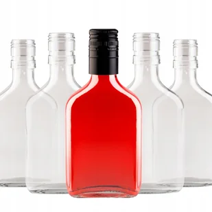 ZESTAW 10 szt SZKLANYCH BUTELEK RETRO 200 ml do NALEWEK WINA - Domowy wyrób alkoholu - miniaturka - grafika 1
