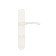 Klamki - Domino Klamka Eva szyld WC biała - miniaturka - grafika 1