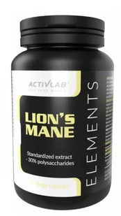 ELEMENTS Lion’s Mane Soplówka jeżowata Activlab - Witaminy i minerały dla sportowców - miniaturka - grafika 1