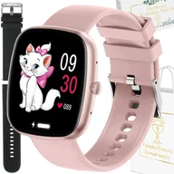 Smartwatch - Gravity GT18-1 Czarny, Różowy - miniaturka - grafika 1