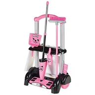 Zabawki AGD - Casdon Henry & Hetty Toys - Hetty Wózek czyszczący - różowy zestaw inspirowany Hetty z 1 mopem, szczotkami, 1 łopatą i akcesoriami, zestaw dla dzieci w wieku od 3 lat - miniaturka - grafika 1