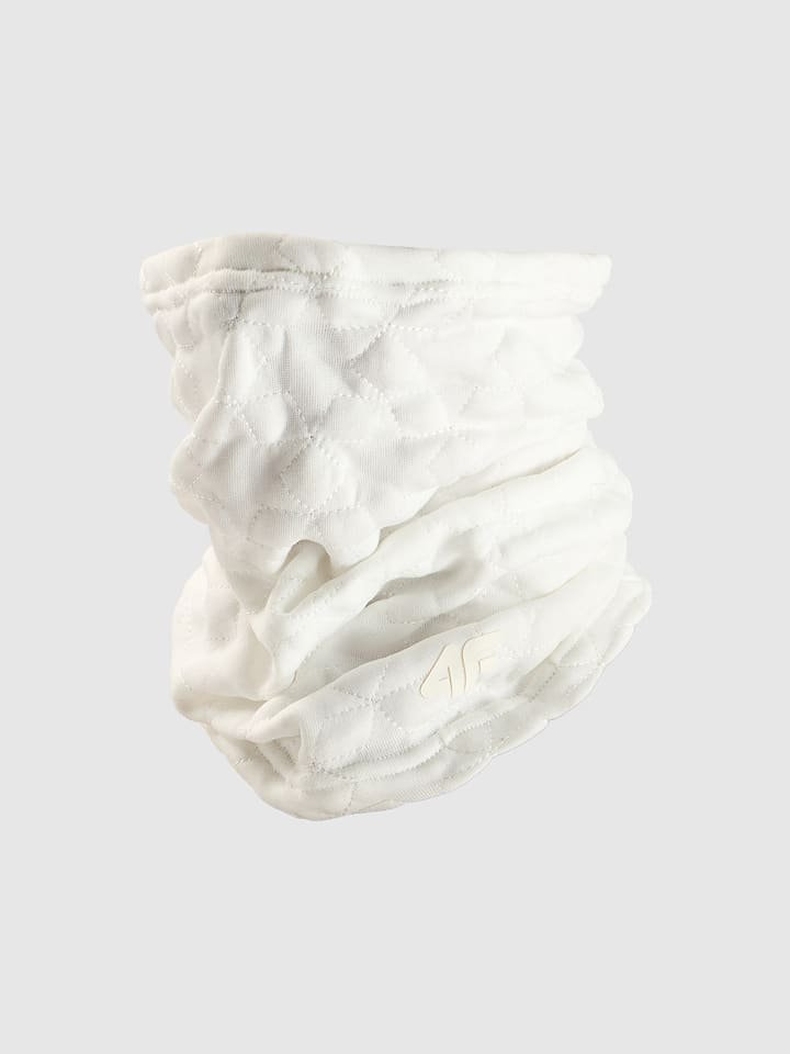 4F Szal-koło w kolorze białym