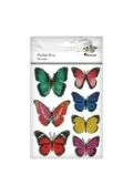 Zabawki kreatywne - naklejki foliowe 3d motyle - miniaturka - grafika 1