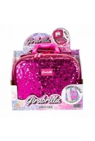Walizka Make Up Girabrilla różowo-srebrna - Zabawki kreatywne Walizka Make Up Girabrilla różowo-srebrna - Zabawki kreatywne - miniaturka - grafika 1