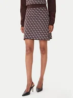 Spódnice - Guess Spódnica ołówkowa W5BD81 Z3JD2 Brązowy Slim Fit - miniaturka - grafika 1