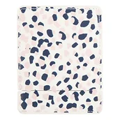 Lusterka do makijażu - DRAEGER Paris | Lustro kieszonkowe z różowym i niebieskim cętkowanym etui | Kwadratowe lusterko do makijażu do noszenia w dowolnym miejscu | Idealne do domu i podróży | 9 x 7 cm | Spersonalizowany - miniaturka - grafika 1