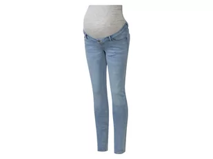 esmara Jeansy ciążowe z bawełną, Skinny Fit (40, Jasnoniebieski denim) - Odzież ciążowa - miniaturka - grafika 1