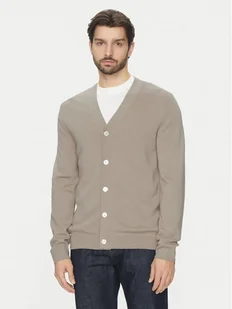 Selected Homme Kardigan Tray 16097127 Beżowy Regular Fit - Swetry męskie - miniaturka - grafika 1