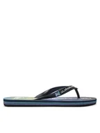Klapki i japonki męskie - Quiksilver Japonki MOLOKAI STRIPE AQYL101361 XBBG Niebieski - miniaturka - grafika 1