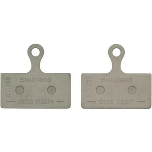 Shimano Shimano G03S Resin Klocki do hamulców tarczowych do XT/SLX/Alfine, grey 2020 Klocki hamulcowe do rowerów elektrycznych Y-8WW98030 - Części rowerowe - miniaturka - grafika 1