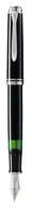 Pióra wieczne - Pelikan Souverän Pióro wieczne EF M805 Black tłoczek - miniaturka - grafika 1