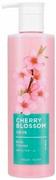 Balsamy i kremy do ciała - Holika Cherry Blossom Body Lotion Nawilżający, pielęgnujący balsam do ciała z ekstraktem z kwiatów wiśni, portulaki i aloesu 390 ml - miniaturka - grafika 1