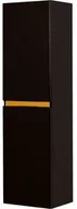 Szafki łazienkowe - Regał łazienkowy czarny 40x143,5cm DIAMOND GOLD - miniaturka - grafika 1