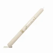 Pamiątka Pierwszej Komunii Świętej - Świeca na Chrzest biała z gołąbkiem - miniaturka - grafika 1