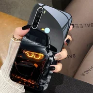 Etui i futerały do telefonów - TEMU Etui na telefon: Note 8T Szkło hartowane, Pełne zabezpieczenie, Minimalistyczna ilustracja z europejskim i amerykańskim tekstem, Antyupadkowe, - miniaturka - grafika 1