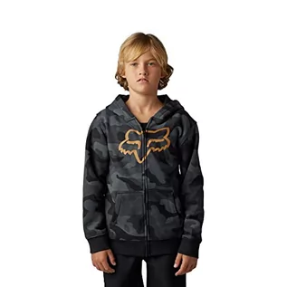 Bluzy dla chłopców - Fox Racing Chłopięca bluza polarowa z kapturem z zamkiem błyskawicznym - grafika 1