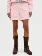 Spodenki damskie - JJXX Szorty materiałowe Maddy 12253014 Różowy Loose Fit - miniaturka - grafika 1