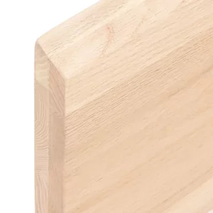 Blat stołu, 140x60x4 cm, surowe drewno dębowe Lumarko! - Meble modułowe i akcesoria - miniaturka - grafika 2