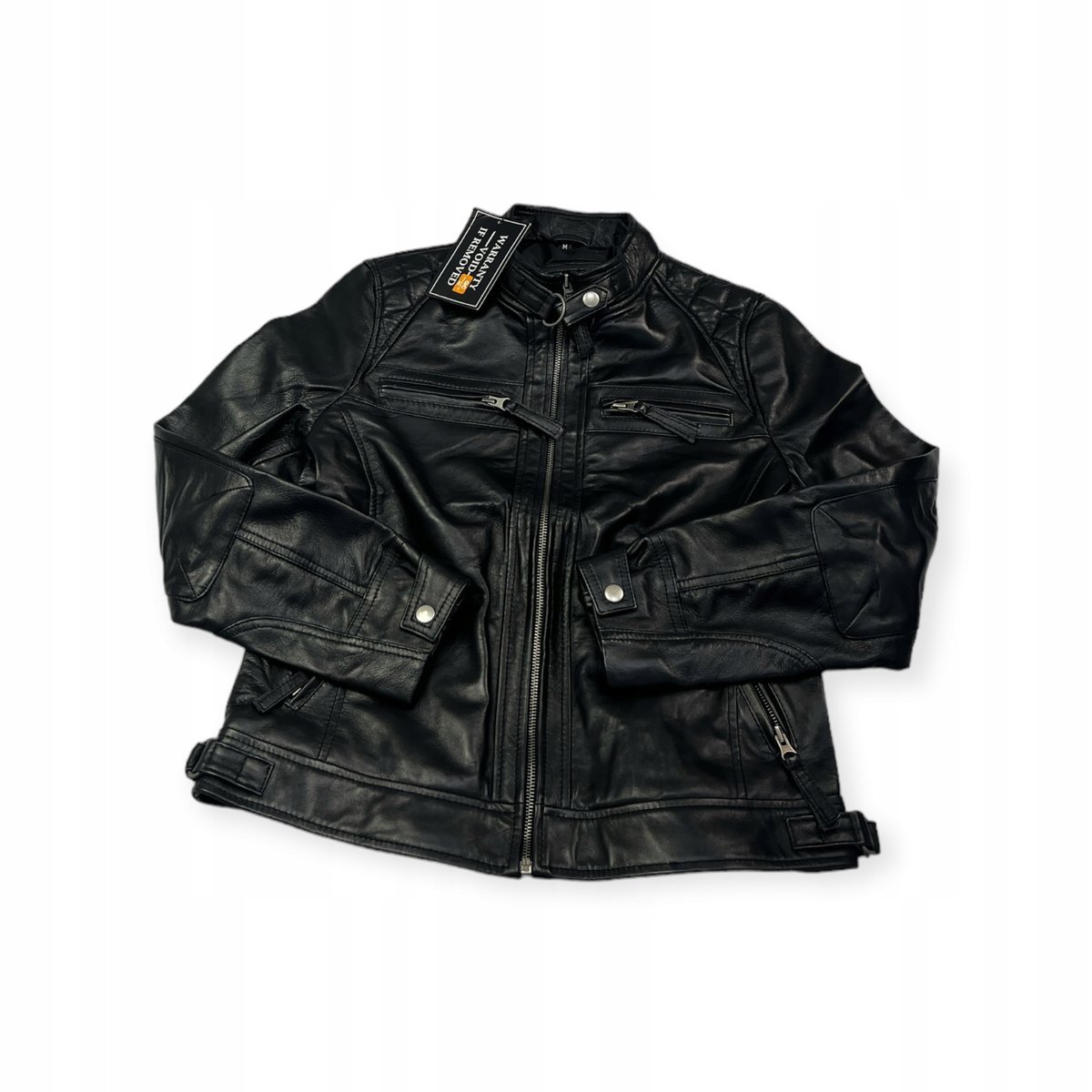 Skórzana kurtka damska ramoneska Real Leather M