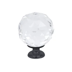 Gałka meblowa Crystal Palace 30 mm czarna 5900378319498 - Zawiasy, okucia i inne akcesoria - miniaturka - grafika 1