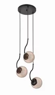 Lampy sufitowe - Light Prestige Hook 3 wiszaca czarna - miniaturka - grafika 1