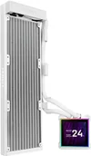 Chłodzenie wodne - Lian-Li Chłodzenie wodne Lian Li HydroShift II LCD-S 360N Chłodzenie wodne AiO, RGB, Wyświetlacz LCD - bez wentylatora, 360mm, biały - miniaturka - grafika 1