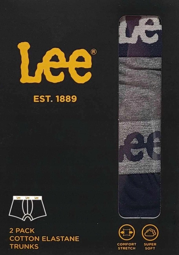 Zestaw 2pack boxerki bokserki męskie Lee r. L 95% baw. majtki shorty