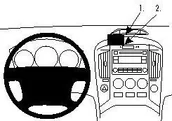 Uchwyty samochodowe do telefonów - ProClip do Hyundai H1 09-20 - miniaturka - grafika 1