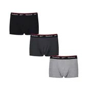 Majtki męskie - Bielizna męska Reebok C82602 SPORTS TRUNK REDGRAVE Szara - miniaturka - grafika 1