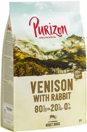Sucha karma dla psów - Purizon Adult, dziczyzna z królikiem, bez zbóż - 1 kg - miniaturka - grafika 1
