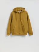 Bluzy męskie - Reserved - Bluza z kapturem - warm olive - miniaturka - grafika 1