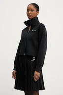 Bluzy damskie - Karl Lagerfeld bluza damska kolor czarny z nadrukiem A3W20017 - miniaturka - grafika 1