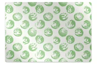 Podnóżki, podpórki, podkładki - Mata na podłogę pod krzesło Rośliny w kropkach 140x100 cm - miniaturka - grafika 1