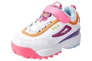Buty dla dziewczynek - Buty dziewczęce Fila Disruptor sneakersy kolorowe-23,5 - grafika 1