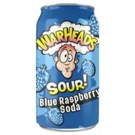 Napoje gazowane - Warheads Blue Raspberry Soda 330ml - miniaturka - grafika 1