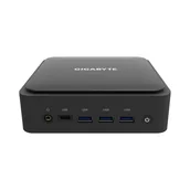 Mini PC - GIGABYTE GB-BEI3H-1220 komputer typu barebone Czarny i3-1220P 1,8 GHz Wbudowane głośniki - miniaturka - grafika 1