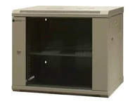 Akcesoria do serwerów - EmiterNet Szafa wisząca niedzielona 19'' 9U, niezmontowana, drzwi blacha/ szkło, 600x450x500mm szer./gł./wys. - miniaturka - grafika 1