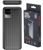 Powerbanki - Maxlife power bank MXPB-07 10000 mAh czarny - miniaturka - grafika 1