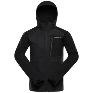 Męska kurtka softshellowa Alpine Pro Hoor Rozmiar: XXL / Kolor: czarny - Kurtki męskie - miniaturka - grafika 1