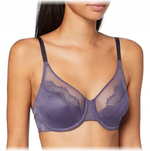 Triumph biustonosz miękki fioletowy Lace Spotlight W rozmiar 70F - Biustonosze - miniaturka - grafika 1