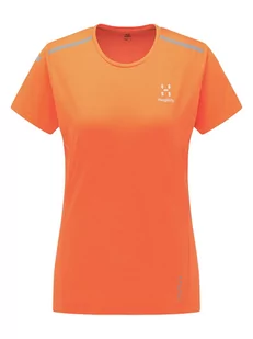 Haglöfs Koszulka funkcyjna "L.I.M Tech" w kolorze pomarańczowym - Koszulki sportowe damskie - miniaturka - grafika 1